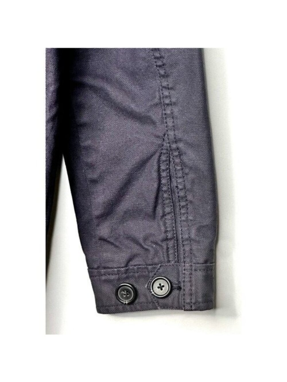J.Crew Hooded Anorak Jacket Womens S Blue Cotton Utility Lightweight Casual Fall - Picture 8 of 13